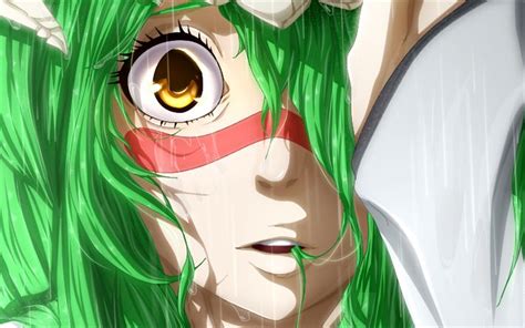 bleach green hair girl|bleach nel dies.